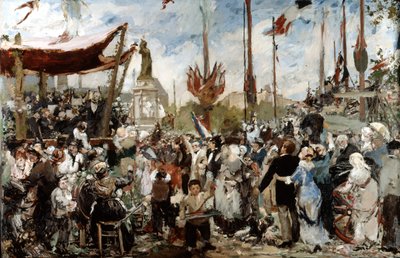 Den 14. juli 1880, slutningen af det 19. begyndelsen af det 20. århundrede. af Alfred Roll