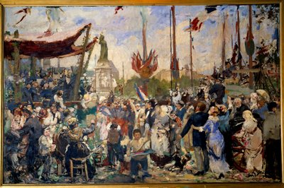 Tredje Republik: ” 14. juli af Alfred Roll