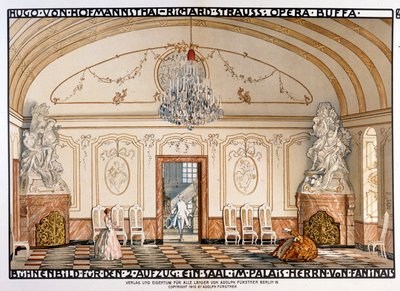 Richard Strauss: Der Rosenkavaliert (The Rosenkavalier) Scenografi af Roller. 2. akt af Alfred Roller