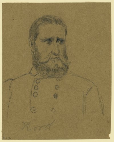 Konfødererede general John Bell Hood af Alfred Rudolph Waud