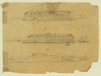 Fort Sumter af Alfred Rudolph Waud