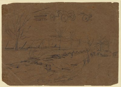 Jernbanedestruktion som en militær kunst af Alfred Rudolph Waud