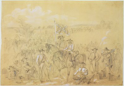 The First Virginia Cavalry at a Halt, fra 