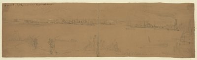 Transport i Alexandria fjerner tropper af Alfred Rudolph Waud