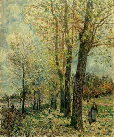A.Sisley, Countryside nær Moret af Alfred Sisley