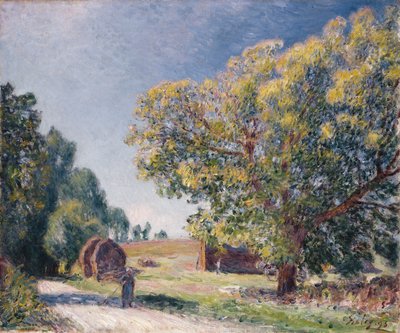 En lysning i en skov, 1895 af Alfred Sisley