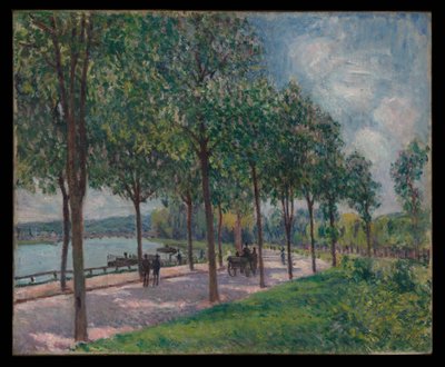 Allé med kastanjetræer af Alfred Sisley