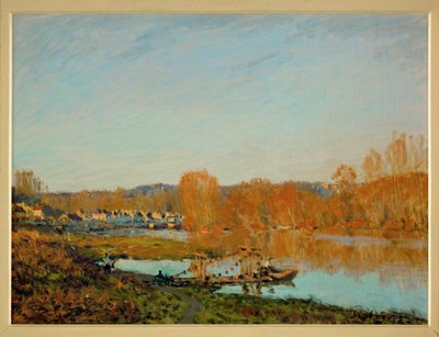 Efterår: Seines bredder nær Bougival (olie på lærred) af Alfred Sisley