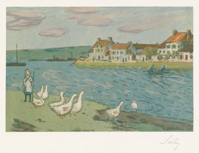 Flodens bredder af Alfred Sisley