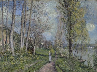 Seines bredder, ca. 1880-81 af Alfred Sisley