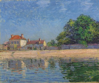 Bords du Loing, Saint-Mammes, 1885 af Alfred Sisley
