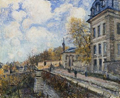 Fabrik i Sevres; La Manufacture de Sevres, 1879 af Alfred Sisley
