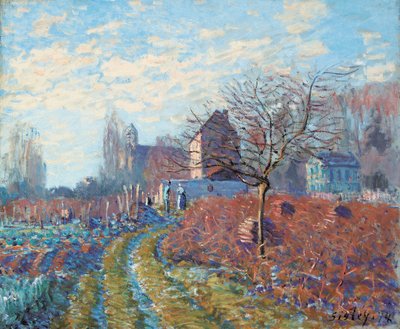 White Jelly - Summer of Saint-Martin, 1874 af Alfred Sisley