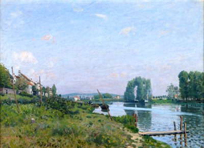 Saint-Denis Island, 1872 af Alfred Sisley