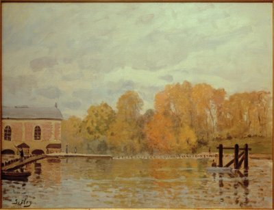 Syndfloden ved Marly af Alfred Sisley
