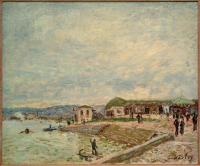 Seinen ved Point-du-Jour af Alfred Sisley