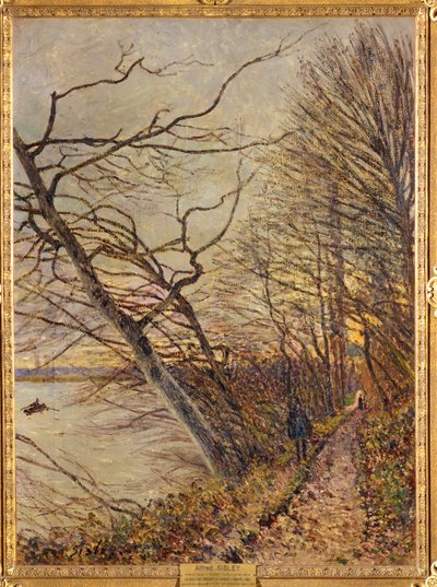 Le Bois des Roches, Veneux-Nadon ... af Alfred Sisley