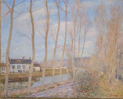 Loing-kanalen af Alfred Sisley