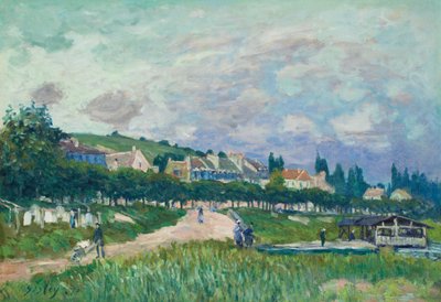 Le lavoir (vaskehuset) af Alfred Sisley