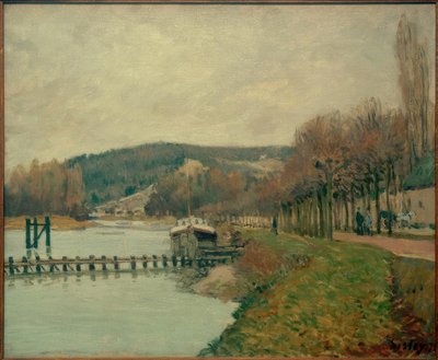 Coteaux de Bougival af Alfred Sisley