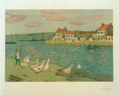 Gæssene af Alfred Sisley