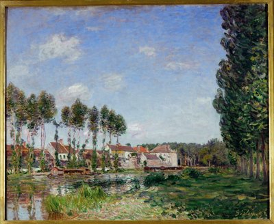 Moret, Bords du Loing, Frankrig af Alfred Sisley