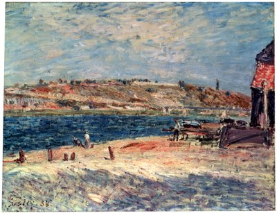 Flodbredder ved Saint-Mammès, 1884. af Alfred Sisley
