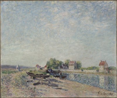 Saint-Mammès, Loir Canal af Alfred Sisley