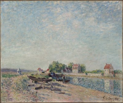 Saint-Mammès, Loir Canal af Alfred Sisley