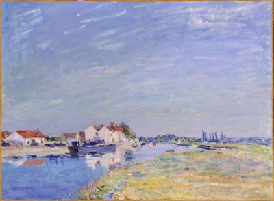Saint-Mammès af Alfred Sisley