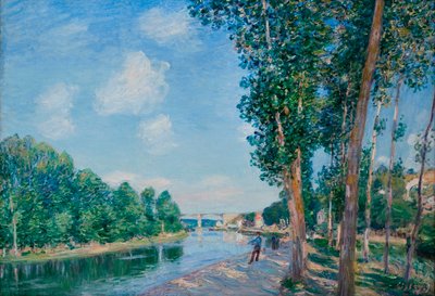 Saint Mother, Sun of June - Maleri af Alfred Sisley (1839-1899) af Alfred Sisley