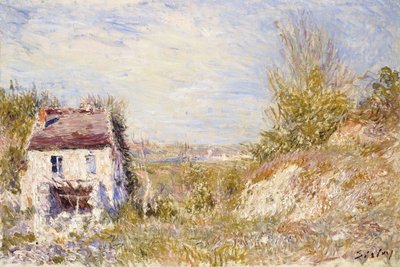 Det forladte hus; Det forladte hus, ca. 1886 af Alfred Sisley