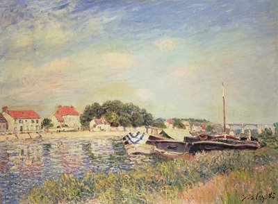 The Banks of the Loing ved Saint-Mammes, 1885 af Alfred Sisley