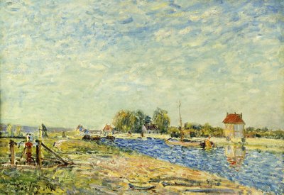 Kanalen ved Loing; Loing-kanalen, 1884 af Alfred Sisley