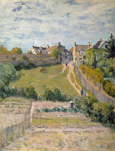 Klatrestien, 1875 af Alfred Sisley