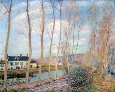 Loing-kanalen, 1892 af Alfred Sisley