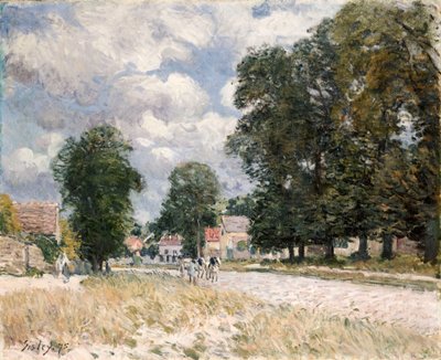 Vejen til Marly-le-Roi af Alfred Sisley