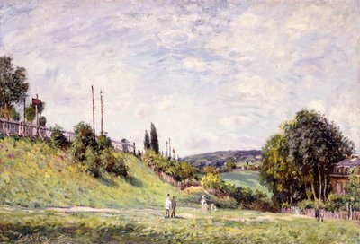 Skråningen ved jernbanen i Sevres, 1879 af Alfred Sisley