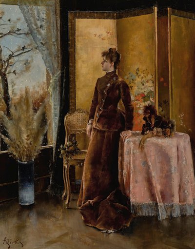 Sneen. af Alfred Emile Stevens