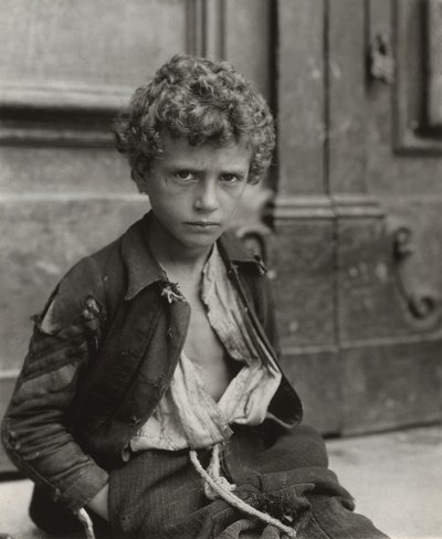 En venetiansk gadedreng af Alfred Stieglitz