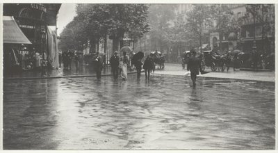 En våd dag på Boulevarden, Paris af Alfred Stieglitz