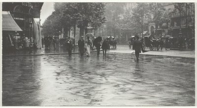 A Wet Day on the Boulevard, Paris, 1894, trykt 191832. af Alfred Stieglitz