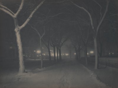 En iskold nat af Alfred Stieglitz