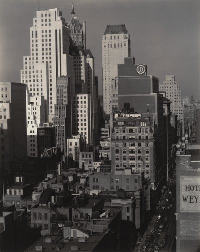 Fra mit vindue på An American Place, North af Alfred Stieglitz