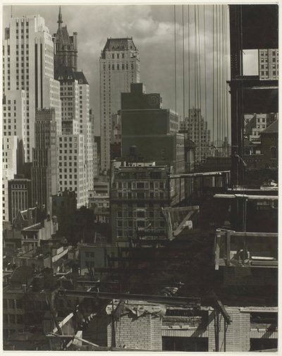 Fra mit vindue på et amerikansk sted, nord, 1931. af Alfred Stieglitz