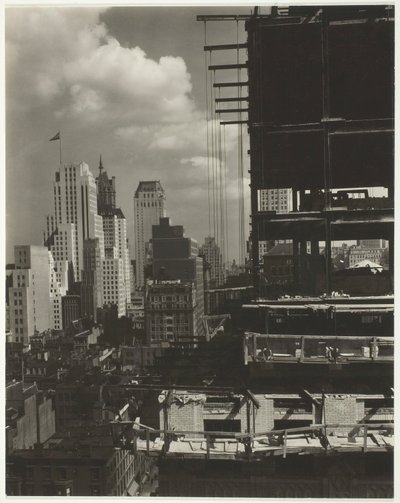 Fra mit vindue på et amerikansk sted, nord, 1931. af Alfred Stieglitz