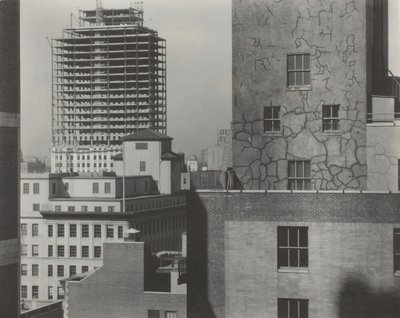 Fra mit vindue på et amerikansk sted, sydvest, 1932. af Alfred Stieglitz
