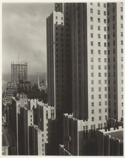 Fra mit vindue på Shelton, West af Alfred Stieglitz