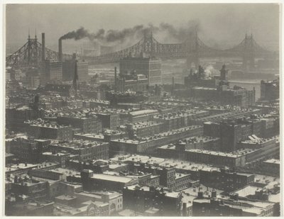 Fra værelse "3003" - The Shelton, New York, Looking Northeast af Alfred Stieglitz