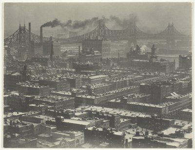 Fra værelse "3003" - The Shelton, New York, set mod nordøst af Alfred Stieglitz